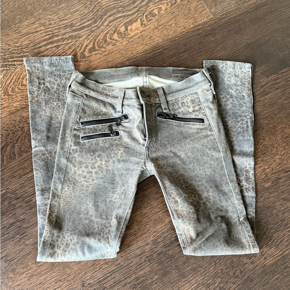 Rag & Bone Low-Waisted Leather Pant